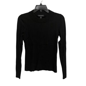 Banana Republic Black Sweater Woman's XS Extra Fine Merino Wool